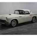 1957 White Ford Thunderbird thumbnail