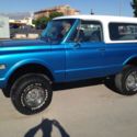 1972 Blue Chevrolet Blazer thumbnail