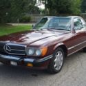 1987 Burgundy Mercedes-Benz SL-Class thumbnail