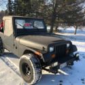 1989 Black Jeep Wrangler thumbnail