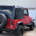 1992 Red Jeep Wrangler thumbnail