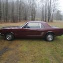 1966 Burgundy Ford Mustang thumbnail