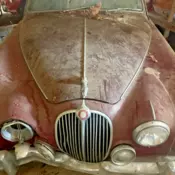 1960 Burgundy Jaguar Mk 2 thumbnail