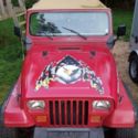 1988 Red Jeep Wrangler thumbnail