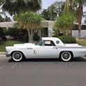 1957 White Ford Thunderbird thumbnail