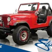 1986 Red Jeep CJ thumbnail
