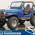 1977 Blue Jeep CJ thumbnail
