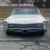 1967 White Cadillac DeVille thumbnail