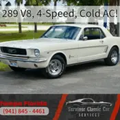 1966 White Ford Mustang thumbnail
