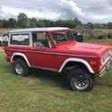 1977 Red Ford Bronco thumbnail