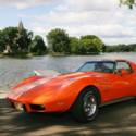 1975 Orange Flame Chevrolet Corvette thumbnail