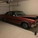 1966 Burgundy Chevrolet Impala thumbnail