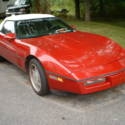1989 Red Chevrolet Corvette thumbnail