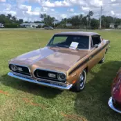 1969 Gold Plymouth Barracuda thumbnail