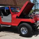 1989 Red Jeep Wrangler thumbnail