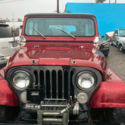 1979 Burgundy Jeep CJ thumbnail