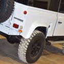 1991 Two-tone White and Black Land Rover Defender thumbnail
