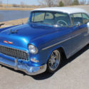 1955 ELECTRIC BLUE / WHITE Chevrolet Bel Air/150/210 thumbnail