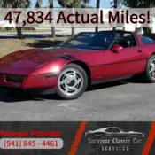 1989 Red Chevrolet Corvette thumbnail