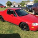 1993 Red Honda Del Sol thumbnail