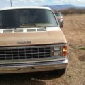 1985 White Dodge Ram Van thumbnail