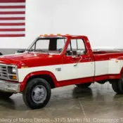 1986 Red And White Ford F-350 thumbnail