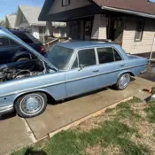 1973 Blue Mercedes-Benz 280se thumbnail