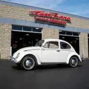 1965 Bright White Volkswagen Beetle thumbnail