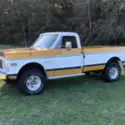 1972 Yellow w/ white Chevrolet C/K Pickup 2500 thumbnail