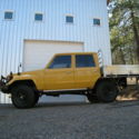 1993 Yellow Toyota Land Cruiser thumbnail