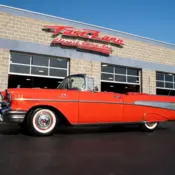 1957 Matador Red Chevrolet Bel Air/150/210 thumbnail