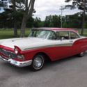 1957 Red and White Ford Fairlane thumbnail