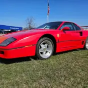 1987 Red Pontiac Fiero thumbnail