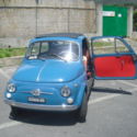 1964 Blue Fiat 500 thumbnail
