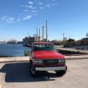 1990 Red Toyota Land Cruiser thumbnail
