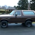1990 Brown Ford Bronco thumbnail