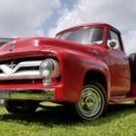 1955 Red Ford F-100 thumbnail