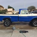 1965 Blue Ford F-100 thumbnail
