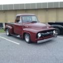 1954 Burgundy Ford F100 thumbnail