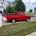 1969 Red Ford F-100 thumbnail
