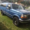 1993 Blue Ford F-250 thumbnail