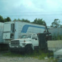 1989 White Ford F-800 thumbnail
