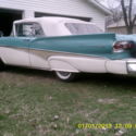 1958 turquoise & white Ford Fairlane thumbnail