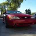 1994 Red Ford Mustang thumbnail