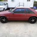 1991 Red Ford Mustang thumbnail