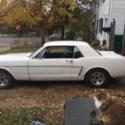 1965 White Ford Mustang thumbnail