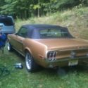 1968 Gold Ford Mustang thumbnail