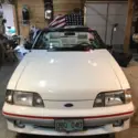 1989 White Ford Mustang thumbnail