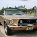 1968 Gold Ford Mustang thumbnail
