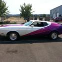 1973 Custom white pearl with candy pink and purple grap Ford Mustang thumbnail